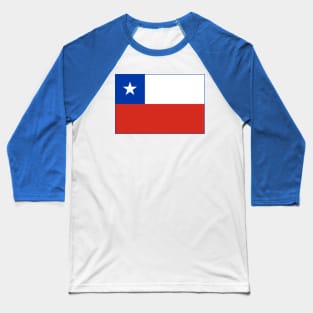 Flag of Chile Baseball T-Shirt